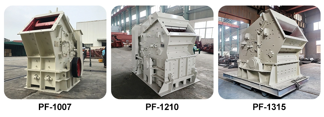 좋은 가격과 최상품 PF1007 PF1010 PF1210 PF1214 PF1315 2 / 3 공동 스톤 임팩트 크러셔