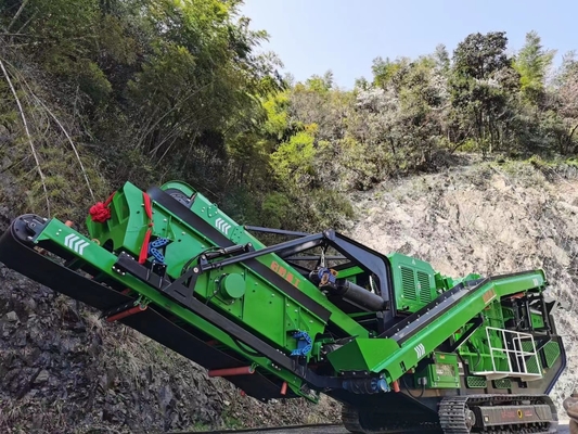 279Kw 230 t/h 마이닝 분쇄와 채설비 가지고 다닐 수 있는 턱 암석파쇄기