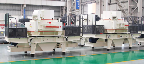 160Kw 540 TPH 모래 제조사 기계, 석영 돌 VSI 수직 샵트 임팩터기
