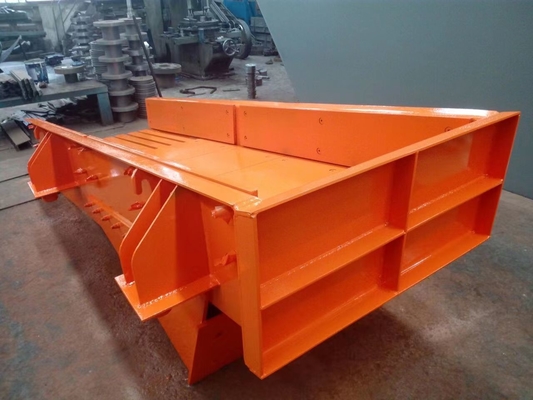보고 파쇄선을 위한 공급 장치 기계 7.5Kw*2를 진동시키는 800 밀리미터 균형 잡히지 않은 모터