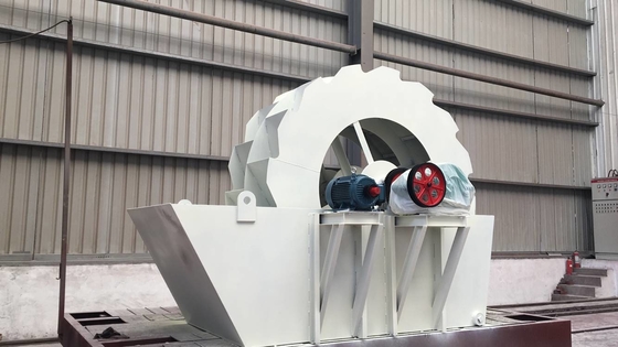 휠 진동 스크린 기계 7.5 kw 180 TPH 금 나선형 세사기