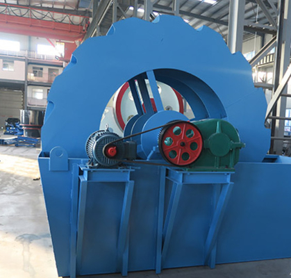 공사를 위한 휠타입 모래 전기 진동 스크린 기계 50 TPH 5.5 kw