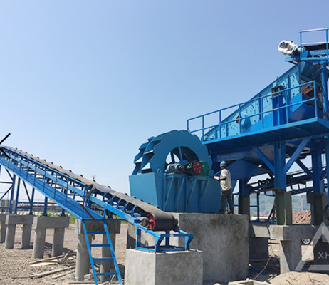 스크린을 진동시키는 250 TPH 60t/h 버켓 휠 모래 세척기 모래 스크루 나선형 편심축