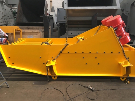 2.2Kw 전자기 진동 피더 기계 150 TPH 덩어리 또는 조립 과립